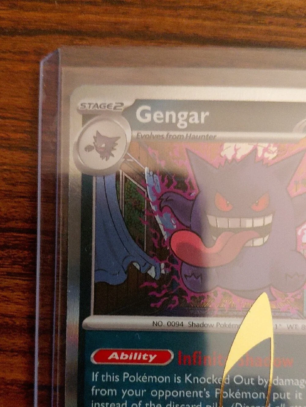Gengar Holo Card - Purple